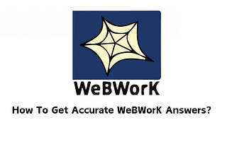 WeBWorK Answers