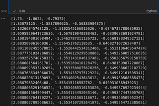 Python Code for Guass-Seidel Method