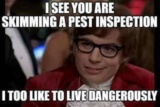 How to Read a San Francisco Pest Report