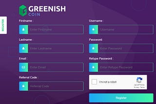 Deposit Guidelines for the GREENISH ICO