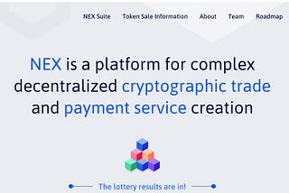 Общий анализ блокчейн проекта NEX