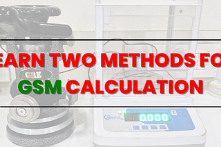 Learn 2 Formula For GSM Calculation