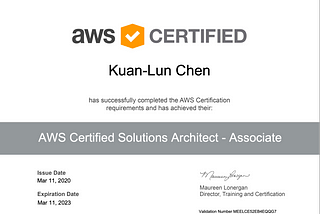 AWS Solutions Architect Associate證照準備(SAA-C01)與（SAA-C02)