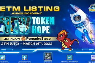 $ETM LISTING ANNOUNCEMENT: NEW TOKEN, NEW HOPE