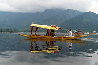 shikara on the Dal lake, Srinagar