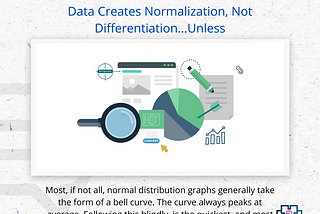 Data Creates Normalization, Not Differentiation…Unless