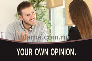 It is important to first give yourself time to form your own opinion.