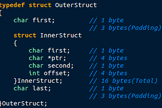 Struct Yapısı İçin Padding