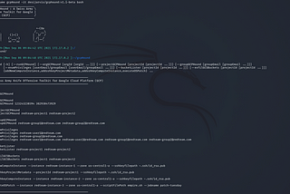 gcpHound : A Swiss Army Knife Offensive Toolkit for Google Cloud Platform (GCP)