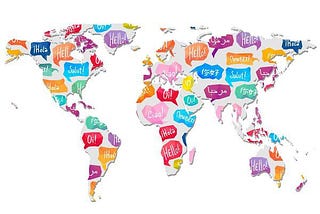 The Language Map Illustration. Picture by: Farandwide.com
