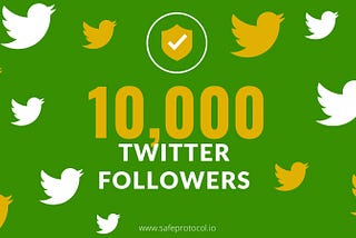 We have reach 10,000 Twitter Followers