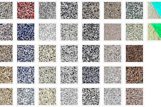 6 New Color Chip & Flake Blends | Slide-Lok Floor Coatings & Storage Systems