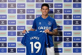 How Ancelotti could lineup with Everton next season after signing James Rodriguez