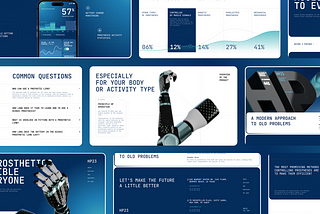 Case Study: HP23. Website and 3D Animation for Prostheses Producer