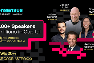 AstroX Finance × Consensus Hong Kong 2026