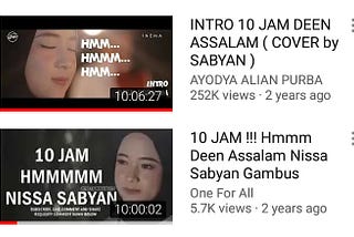 Yang perlu diapresiasi dari Mulan Jameela dan Nisa Sabya