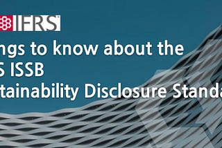 IFRS Sustainability Disclosure Standards