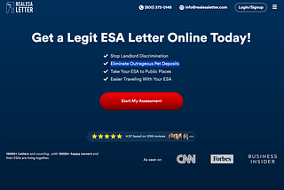 Best ESA Registration Tips at RealESAletter.com