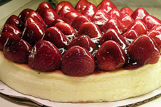 Cake, Strawberries, Cheesecake