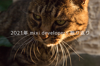 2021年 mixi developers 振り返り(-ω☆)ｷﾗﾘ