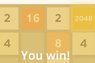 2^3 lessons I learned from 2048