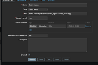 Zabbix Crontab Monitoring