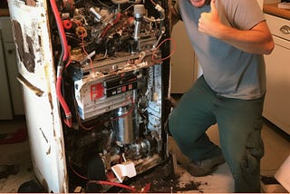 Jim Needham will take your furnace apart and NOT put it back together