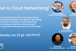 Let’s Talk About Networking in the Cloud