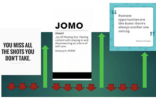 Balance FOMO and JOMO with SISO