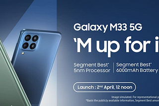 Samsung Galaxy M33 5G coming to India on April 2, few specs revealed officially