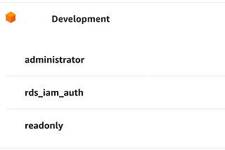 AWS RDS connection using IAM roles with SAML for human users and IAM roles for services.