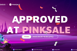 Hey PegaFam! Presale on Binance Smart Chain has been approved at Pinksale🔥
