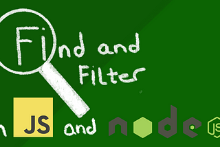 find and filter arrays in JavaScript and Node.js