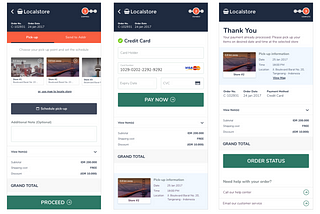 Designing Checkout Page for Online to Offline E-commerce Site