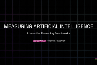 Measuring Artificial Intelligence: ARC