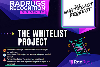 The Whitelist Project RadRugs Audit