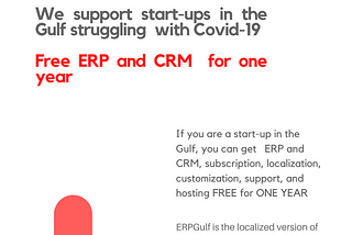 We support start-ups in the Gulf struggling with Covid-19