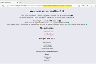 Intigriti 0821 XSS Challenge Writeup