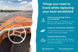 Things you need to know while replacing your boat windshield