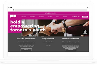 UX Design Case Study for Planned Parenthood Toronto’s website