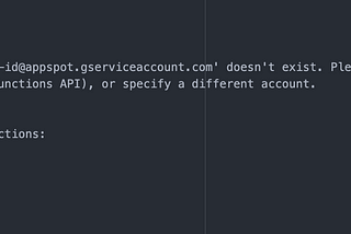 “HTTP Error: 400, Default service account : appspot.gserviceaccount.com