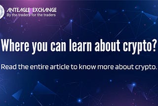 Where you can learn about crypto?