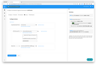 file automation managed file trnasfer sftp