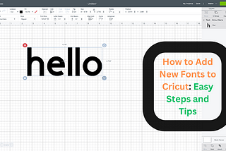 how to add new fonts to cricut