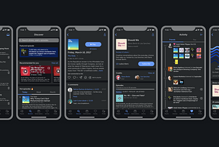 A dark mode for listening to podcasts on Breaker