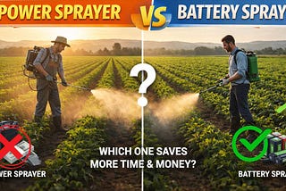Power Sprayer vs Battery Sprayer: Which One Saves More Time and Money?