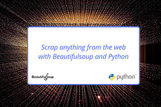 How to get Data from the Web with BeautifulSoup