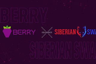 SiberianSwap and Berry Data Reached a Strategic Partnership