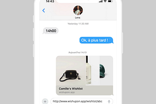 Comment partager une Wishlist