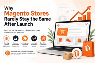 Magento stay same after launch